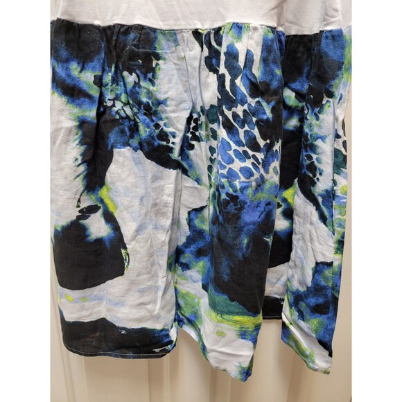 DKNY Women's Abstract Peacock Floral Sleeveless Dress Size S Brand New with Tags - Picture 7 of 14